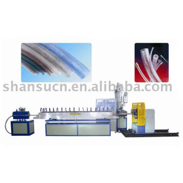 PVC Steel Wire Reinforced Hose pipe Porduction Line/price of plastic extrusion machine